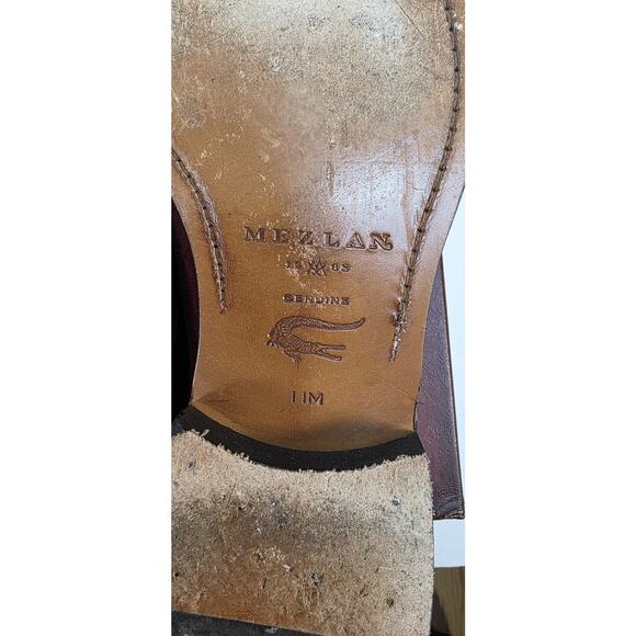 Mezlan Mens shoes size 11m Red Crocodile and Suede 14631-F - Picture 3 of 11